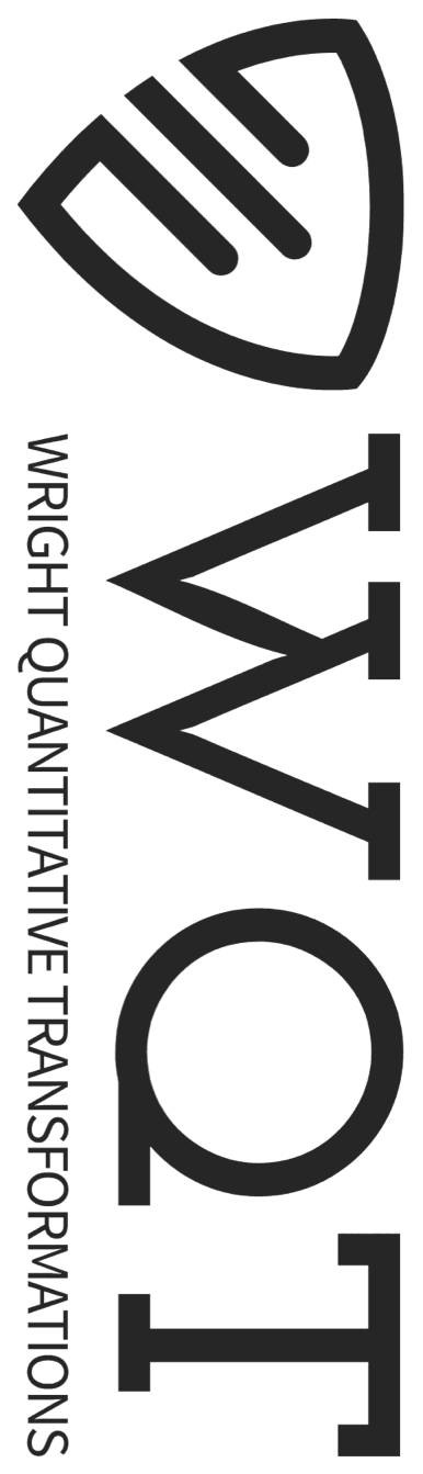 Wright Quantitative Transformations logo. WQT LLC is based in Fairfax, VA and provides consulting services and hard work in Leadership, Management, Requirements generation and Data Anaysis. Anthony Wright, formerly of St. Mary's County, MD. Saint Marys County Maryland